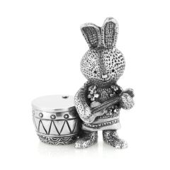 Royal Selangor Bunny with Guitar and Drum Tooth Box