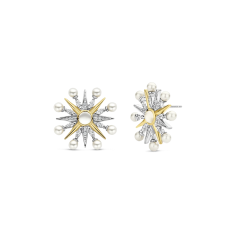 Ti Sento Gold Plated Star Stud Earrings