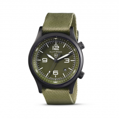 Elliot Brown Canford with green webbing strap 