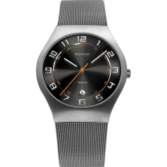 Men's Titanium Milanese Grey Watch