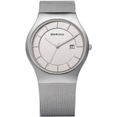Men's Milanese Silver Watch