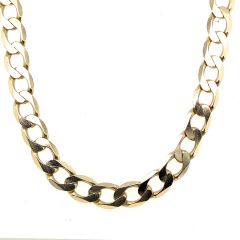 Pre-loved 9ct Filed Curb Necklace