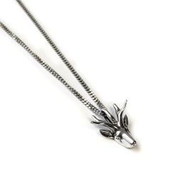 Henryka Miniature Stag Head Necklace 