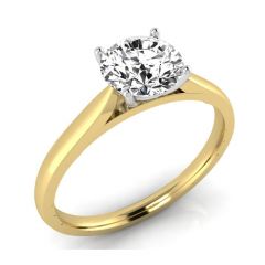 9ct Gold Diamond Solitaire Ring 0.25cts