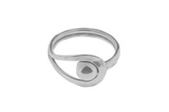 Loop and Dome Ring - Size Q 