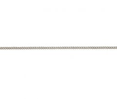 9ct White Gold Filed Curb Chain