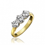 3 Stone Diamond Ring 