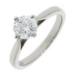 Single Stone Diamond 4 Claw Ring (NSEW)