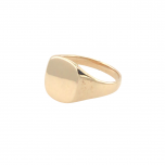 9ct Gold Oval Cushion Signet Ring 