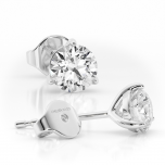 18 carat White Gold MARTINI ICE 1ct Laboratory Grown Diamond Earrings 
