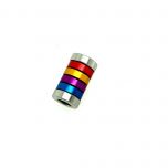 Bailey of Sheffield Mixer Bead with Red, Yellow, Purple & Blue