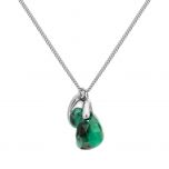 Emerald Rose Cut Necklace