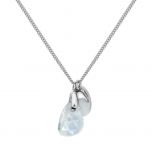 Moonstone Rose Cut Necklace 