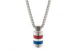 Bailey of Sheffield GB Mini Mixer Bead - Red, White & Blue 