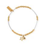 ChloBo Gold/Silver Double Star Bracelet 