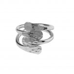 Hammered Overlaps Ring - Size N 