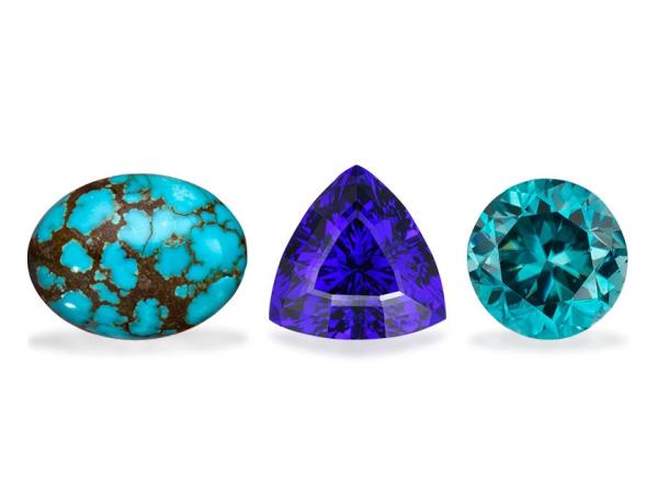 Tanzanite & Turquoise - Two birthstones for One special month